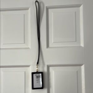 Coach Black Key Card Holder Accessory